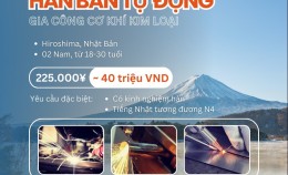 Đơn hàng Tokutei Hàn bán tự động tại Hiroshima, Nhật Bản 2025.