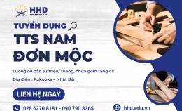 [Tỉnh Fukuoka] Tuyển Dụng 02 Nam Thực Tập Sinh Đơn Hàng Ngành Mộc