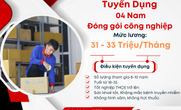 ĐƠN HÀNG ĐÓNG GÓI CÔNG NGHIỆP THÁNG 01/2025