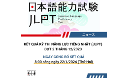 HƯỚNG DẪN XEM KẾT QUẢ KỲ THI JLPT THÁNG 12/2023