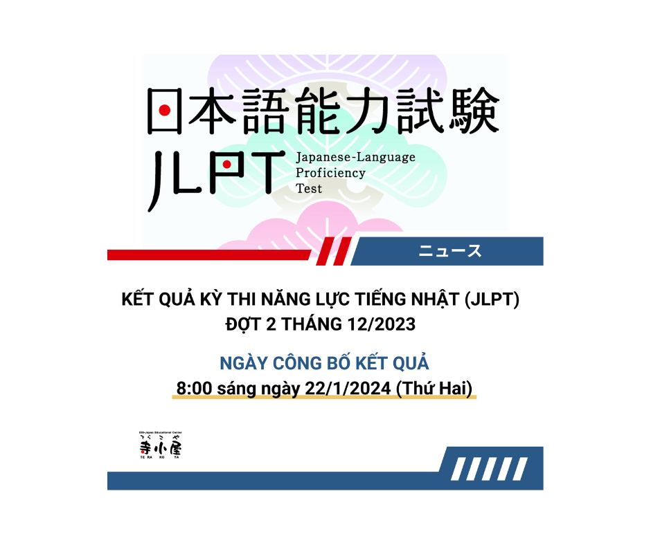 HƯỚNG DẪN XEM KẾT QUẢ KỲ THI JLPT THÁNG 12/2023